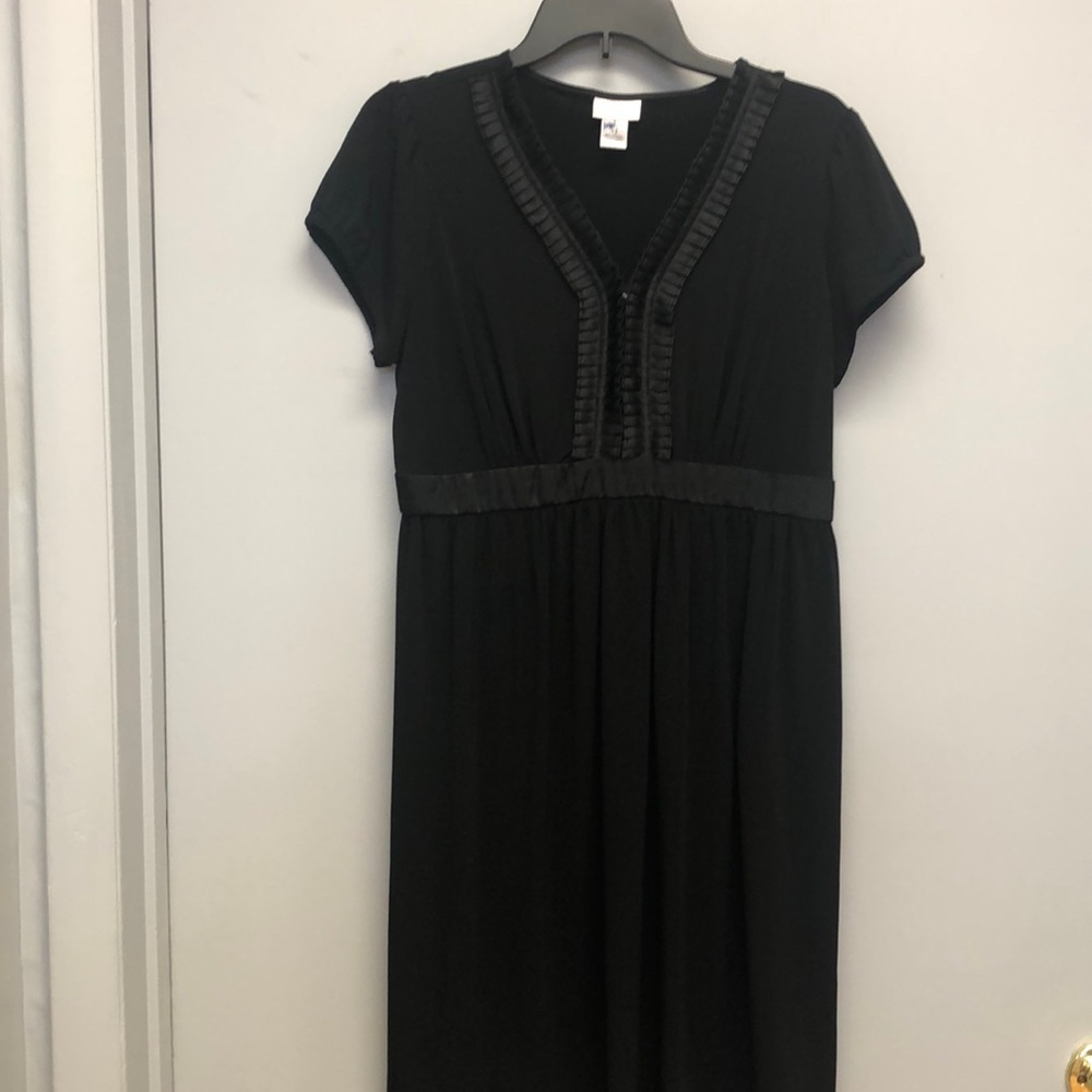 Motherhood maternity black dress